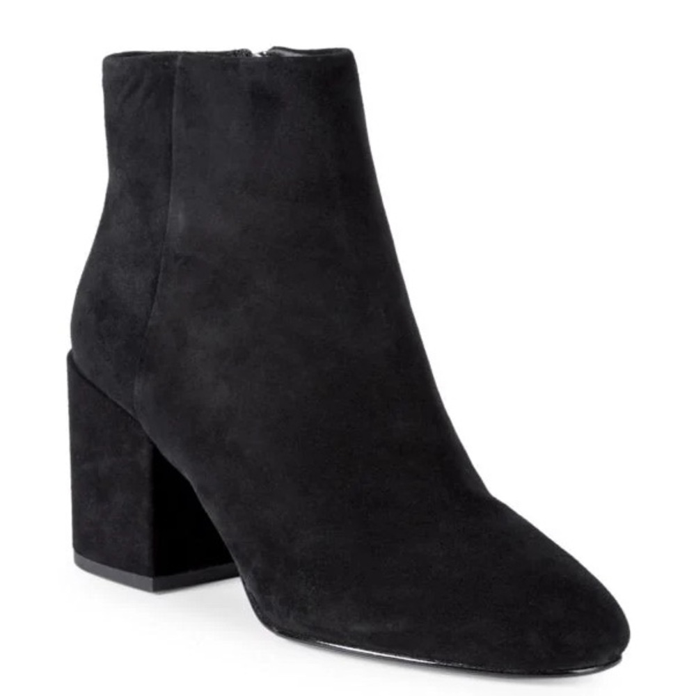 Ash Eden black suede booties